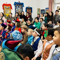 16 февраля на базе Национального музея Усть-Ордынского Бурятского округа было проведено воспитательное мероприятие  «Здравствуй, Белый месяц!»